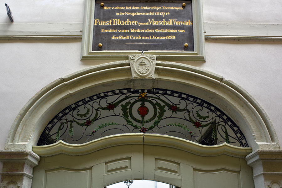 26 Eingang Blüchermuseum (ehem. Gasthaus "Zur Stadt Mannheim") - Eingang : DSC_0096-k